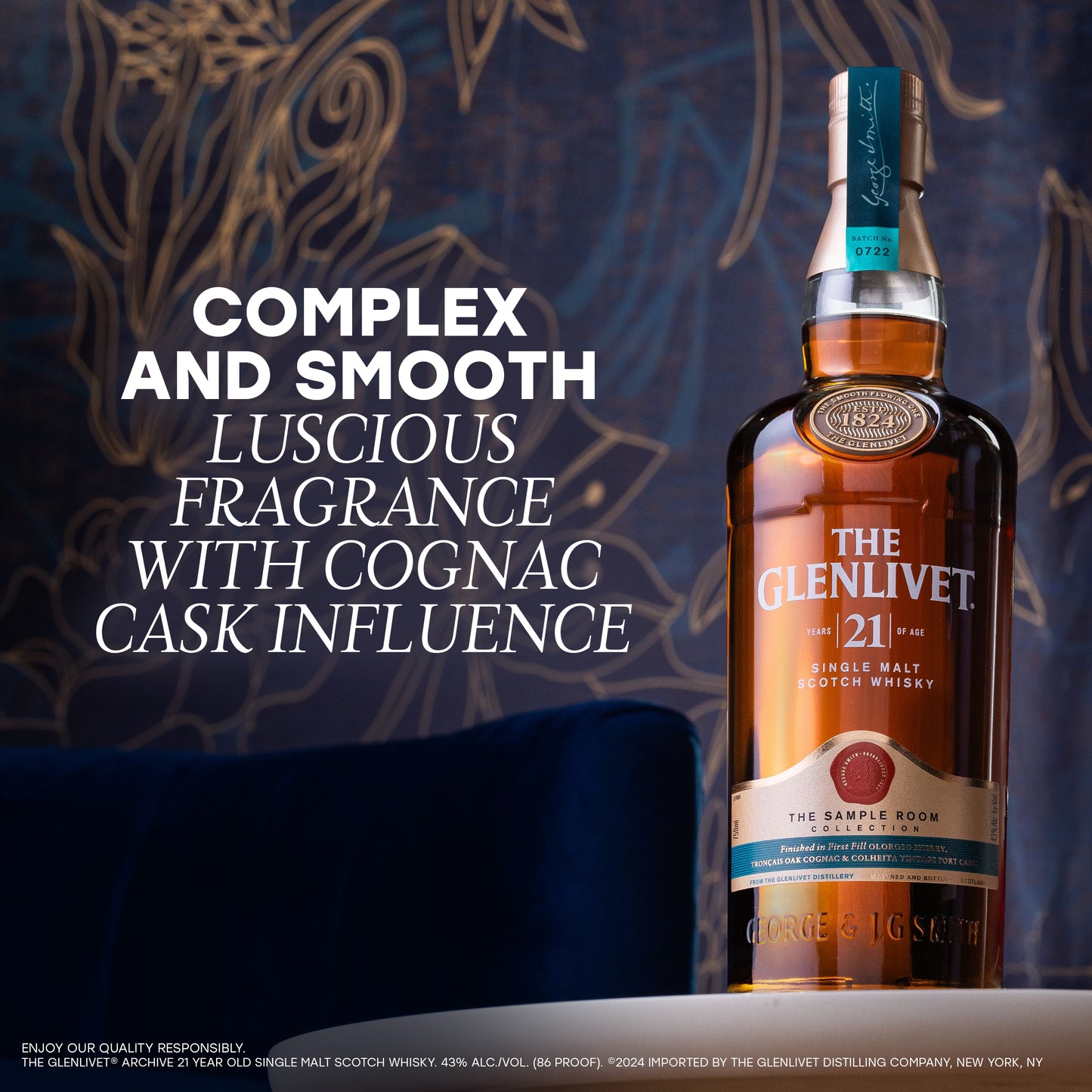 The Glenlivet 21 Year Old Single Malt Scotch Whisky