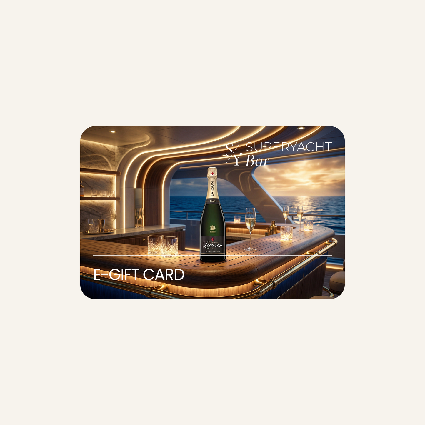 Superyacht Bar Gift Card 3