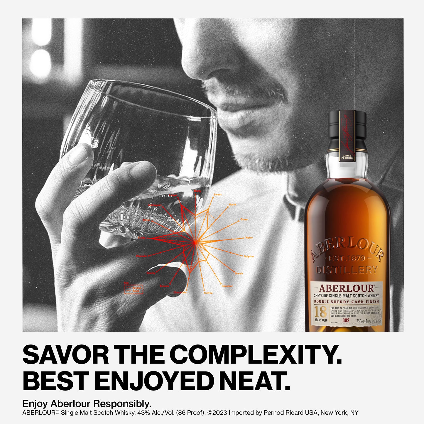 Aberlour Single Malt Scotch Whisky 18 Year Old Double Cask Matured