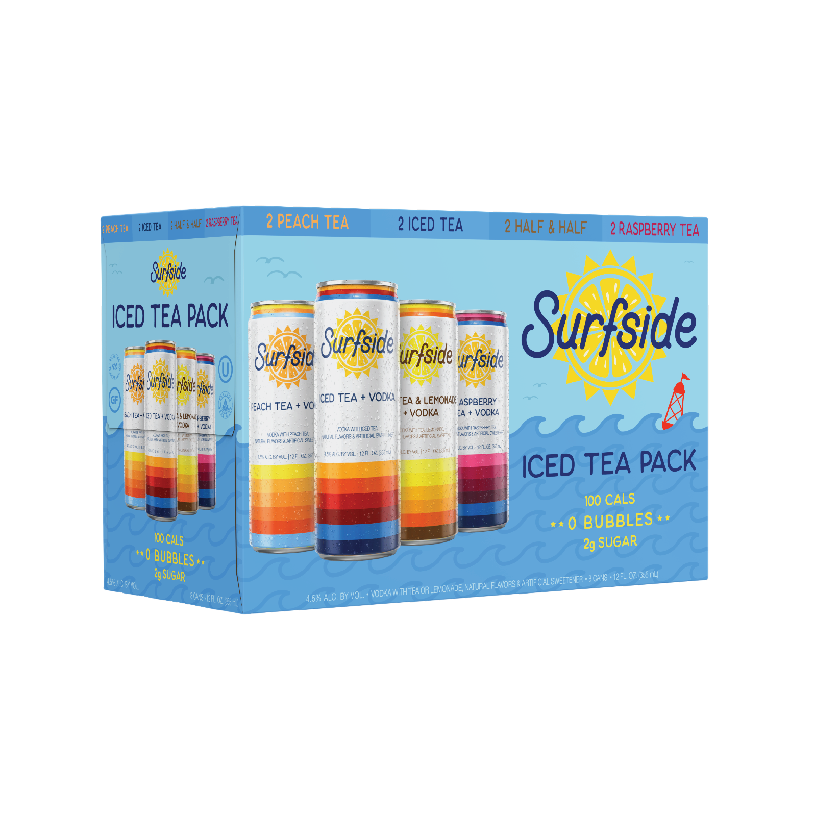 Surfbird Tea Surfside Iced Tea Variety Pack – Superyacht Bar