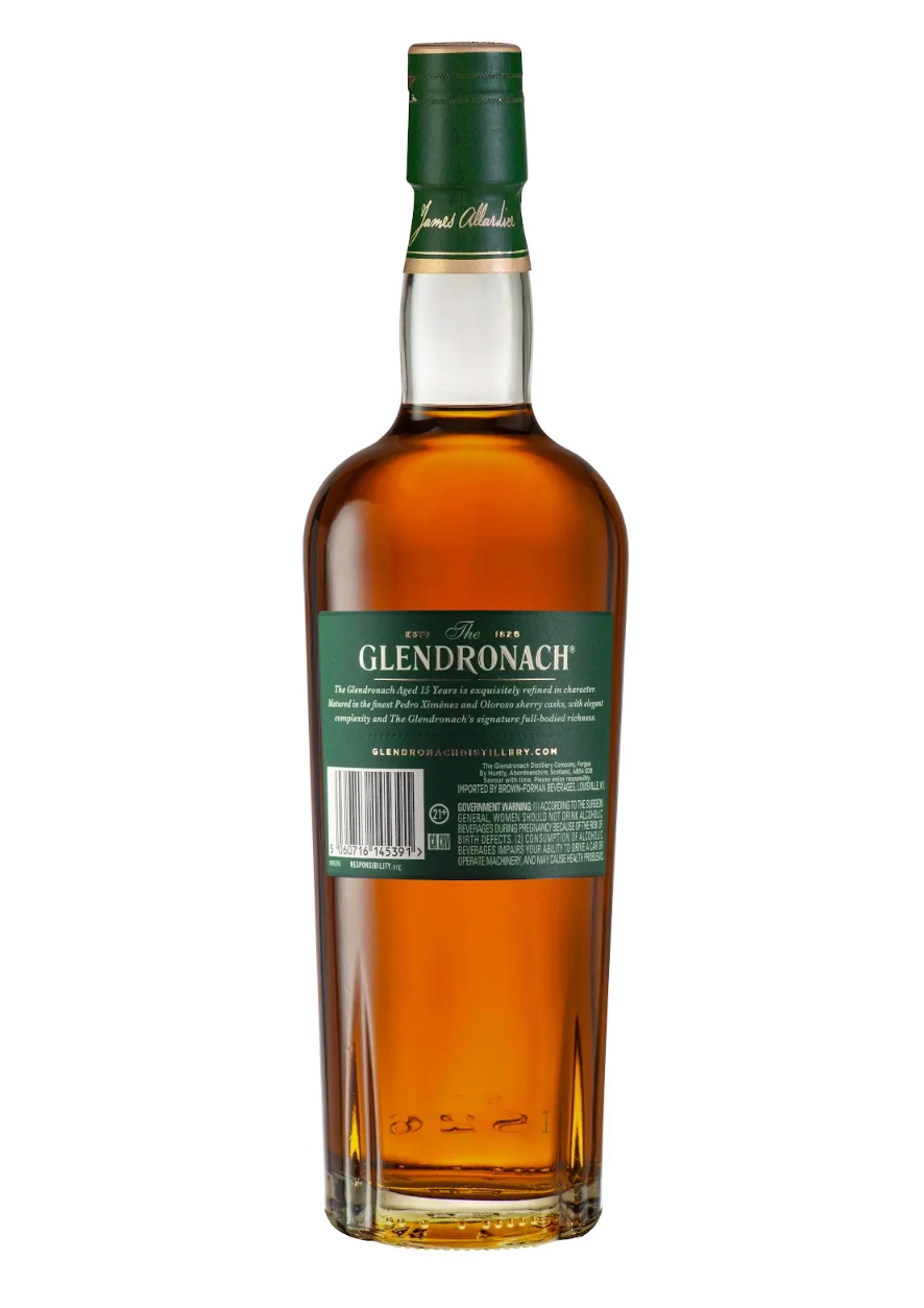 The Glendronach Single Malt Scotch Whiskey Revival Aged 15 years